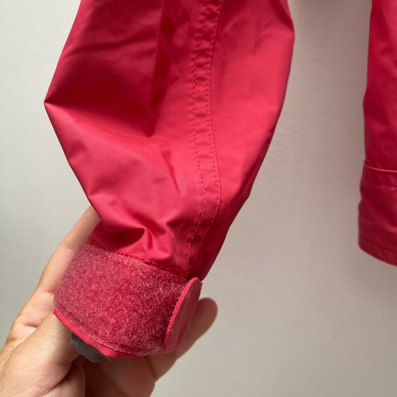 MEC - Pink / Red Rain Jacket with Detachable Hood - Picture 7 of 7